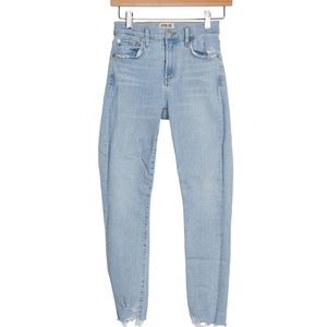 Agolde light blue denim skinny jeans 25